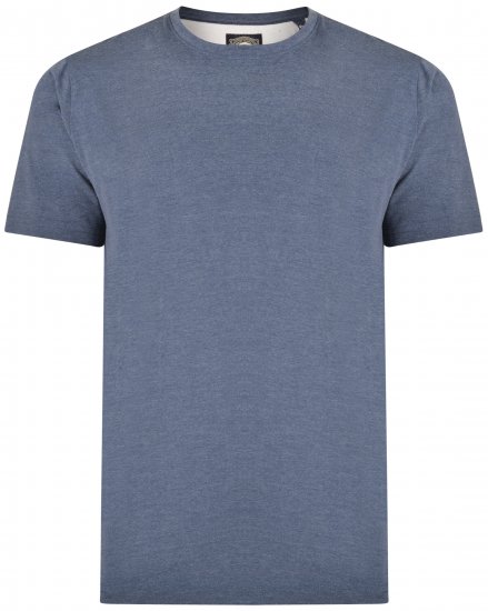 Kam Jeans T-shirt Indigo blue - T-shirts - T-shirts Homme Grande Taille