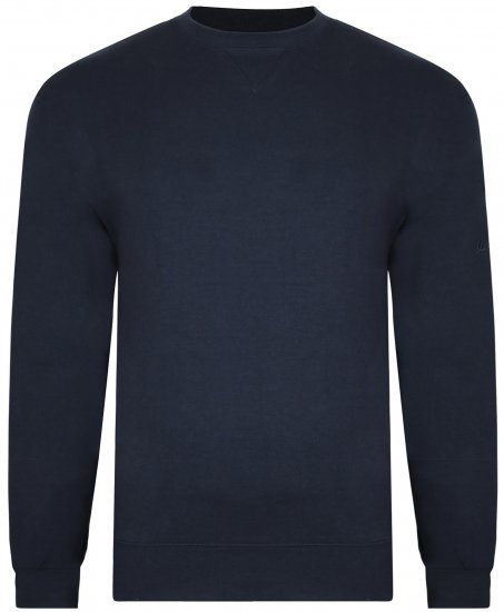 Kam Jeans Sweatshirt Navy - Sweatshirts & hoodies - Sweatshirts/Hoodies grande taille homme