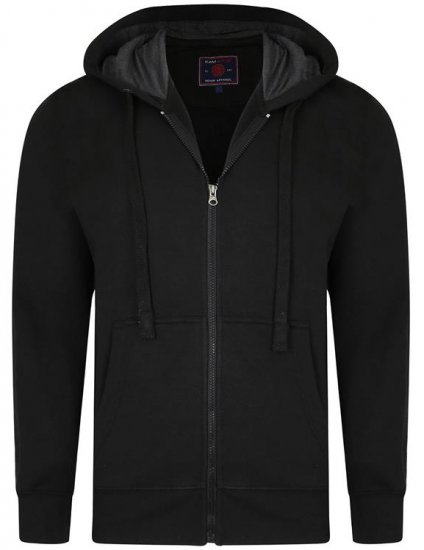 Kam Jeans Hoodie Black - Sweatshirts & hoodies - Sweatshirts/Hoodies grande taille homme