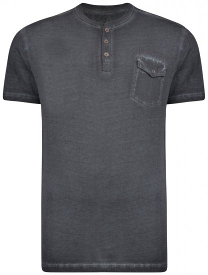 Kam Jeans 5262 T-shirt Black - T-shirts - T-shirts Homme Grande Taille