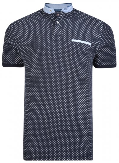 Kam Jeans 5269 Polo Black - Polos - Polos homme grande taille