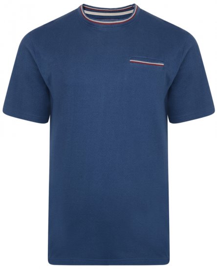 Kam Jeans 5285 T-shirt Denim - T-shirts - T-shirts Homme Grande Taille