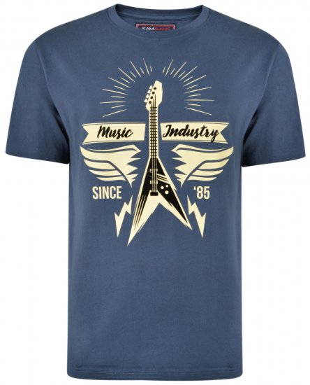 Kam Jeans 5303 T-shirt Insignia - T-shirts - T-shirts Homme Grande Taille