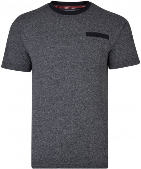 Kam Jeans 5325 T-shirt Navy - T-shirts - T-shirts Homme Grande Taille