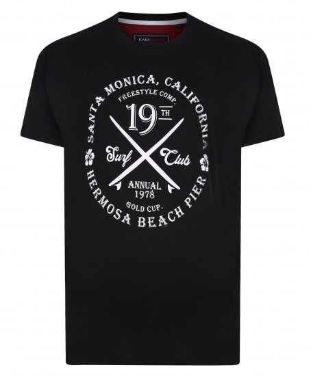 Kam Jeans 5331 Twin pack California Tee - T-shirts - T-shirts Homme Grande Taille
