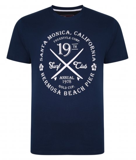 Kam Jeans 5331 Twin pack California Tee - T-shirts - T-shirts Homme Grande Taille
