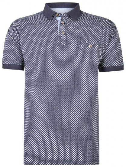 Kam Jeans 5408 Polo Navy - Polos - Polos homme grande taille