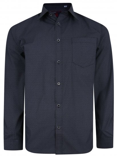Kam Jeans 6209 LS Smart Pattern Print Shirt - Chemises - Chemises Grandes Tailles Hommes