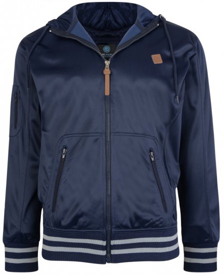 Kam Jeans 799 Tricot Hoody Navy - Sweatshirts & hoodies - Sweatshirts/Hoodies grande taille homme
