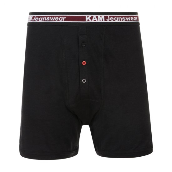 Kam Jeans Boxershorts Black, Grey, Navy 3-Pack - Sous-vêtements & bain - Sous-vêtements Grande Taille