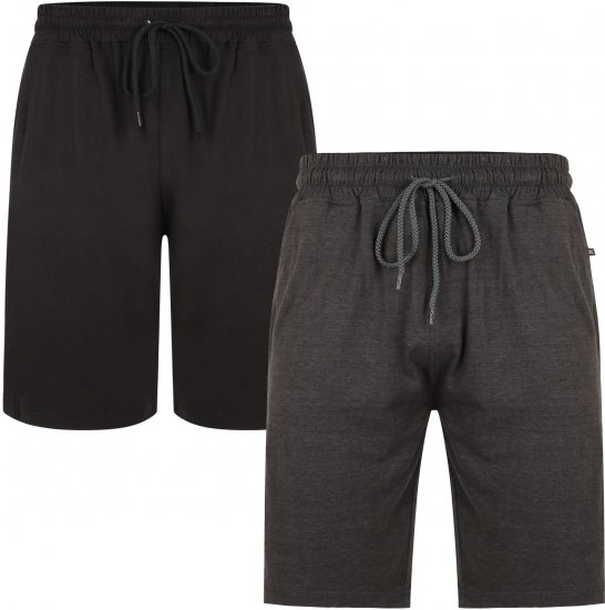 Kam Jeans 885 Jersey Shorts Twin Pack - Pantalons/shorts de survêtement - Survêtement/jogging grandes tailles