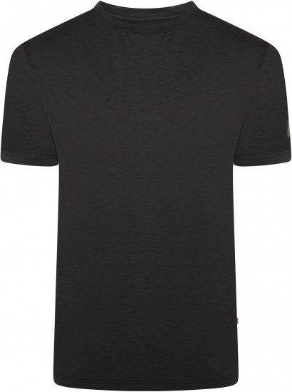 Kam Jeans AP001 XT Active Performance Marl Tee Black - T-shirts - T-shirts Homme Grande Taille