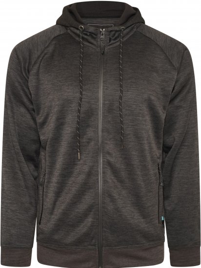 Kam Jeans AP008 Active Performance Hoody Charcoal - Sweatshirts & hoodies - Sweatshirts/Hoodies grande taille homme