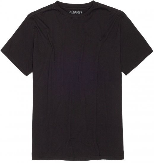 Adamo Kevin Regular fit T-shirt Black - T-shirts - T-shirts Homme Grande Taille