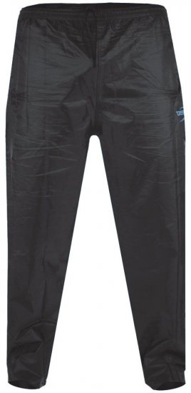 D555 Elba "Packaway" Rain Pants Black - Sport & outdoor - Vêtements de sport grande taille 