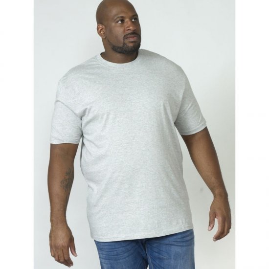 D555 Flyers Crew Neck T-shirt Grey - T-shirts - T-shirts Homme Grande Taille