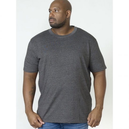 D555 Flyers Crew Neck T-shirt Charcoal - T-shirts - T-shirts Homme Grande Taille