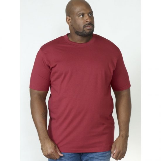 D555 Flyers Crew Neck T-shirt Red - T-shirts - T-shirts Homme Grande Taille