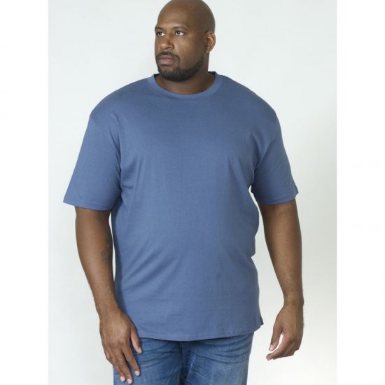 D555 Flyers Crew Neck T-shirt Teal - T-shirts - T-shirts Homme Grande Taille