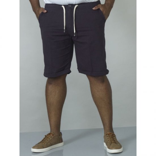 D555 Gareth Drawcord Shorts Navy - Pantalons/shorts de survêtement - Survêtement/jogging grandes tailles