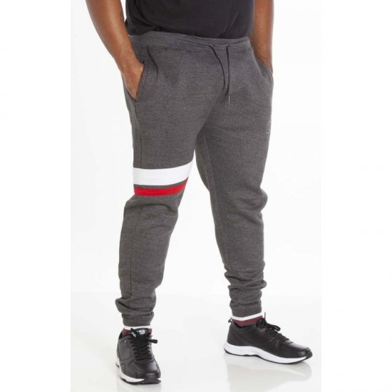 D555 Willis Sweatpants Charcoal - Pantalons/shorts de survêtement - Survêtement/jogging grandes tailles
