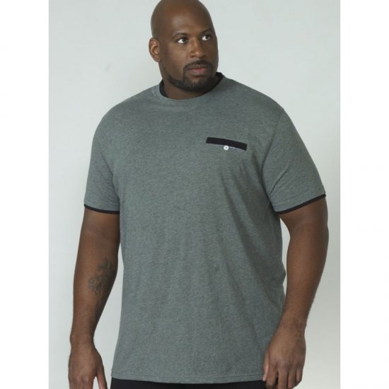 D555 Nelly T-shirt Khaki - T-shirts - T-shirts Homme Grande Taille