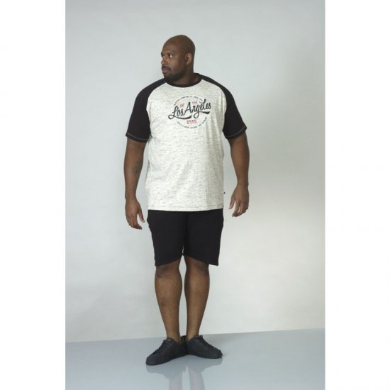 D555 Judson T-shirt Grey - T-shirts - T-shirts Homme Grande Taille