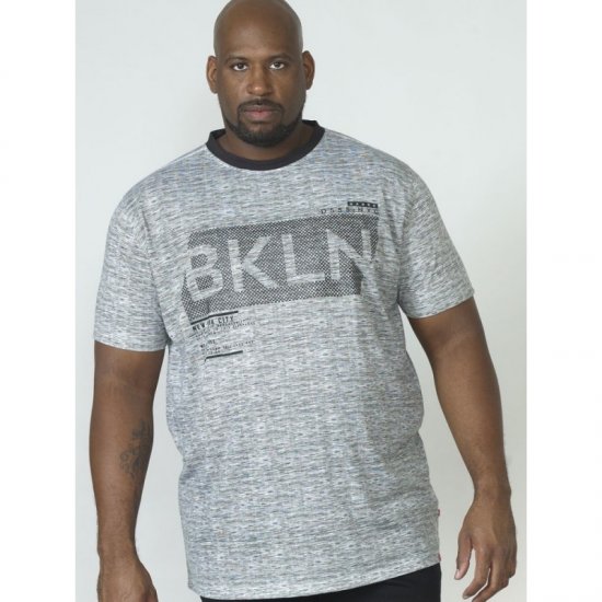 D555 NewYork Brooklyn T-shirt Black - T-shirts - T-shirts Homme Grande Taille