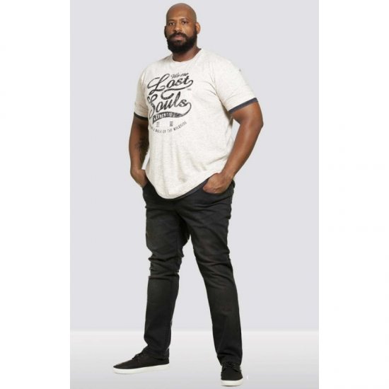 D555 Maiden T-shirt Off White - T-shirts - T-shirts Homme Grande Taille