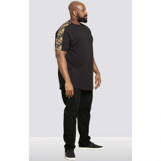 D555 Damien Couture T-shirt Black - T-shirts - T-shirts Homme Grande Taille