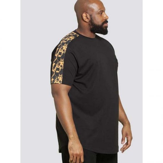 D555 Damien Couture T-shirt Black - T-shirts - T-shirts Homme Grande Taille