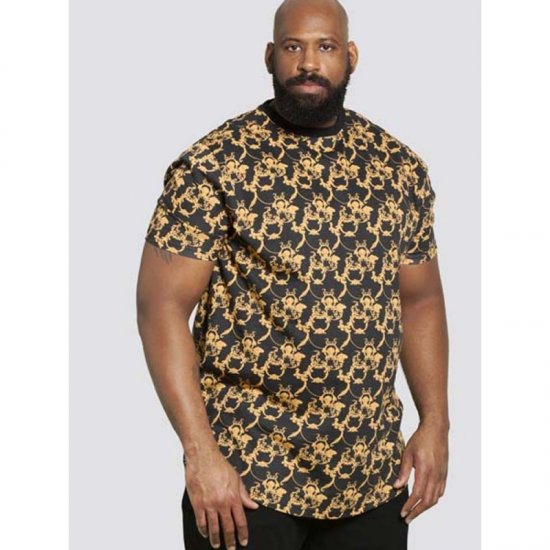 D555 Dave Couture T-shirt Black - T-shirts - T-shirts Homme Grande Taille