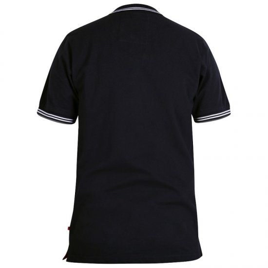 D555 Bartley Polo Dark Navy - Polos - Polos homme grande taille