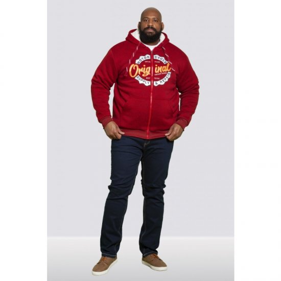 D555 Rylan Hoodie Red - Sweatshirts & hoodies - Sweatshirts/Hoodies grande taille homme
