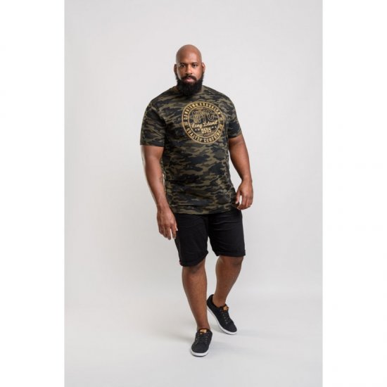 D555 Thompson T-shirt Jungle Camo - T-shirts - T-shirts Homme Grande Taille