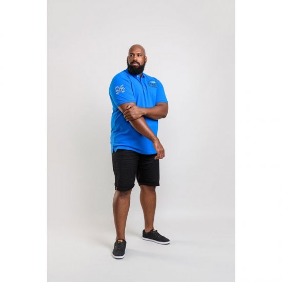 D555 Parker Polo Blue - Polos - Polos homme grande taille
