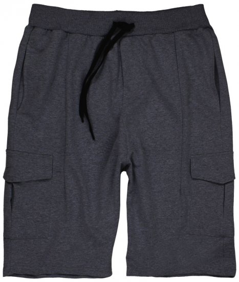Lavecchia 2011 Cargo-pocket Sweatshorts Charcoal - Pantalons/shorts de survêtement - Survêtement/jogging grandes tailles