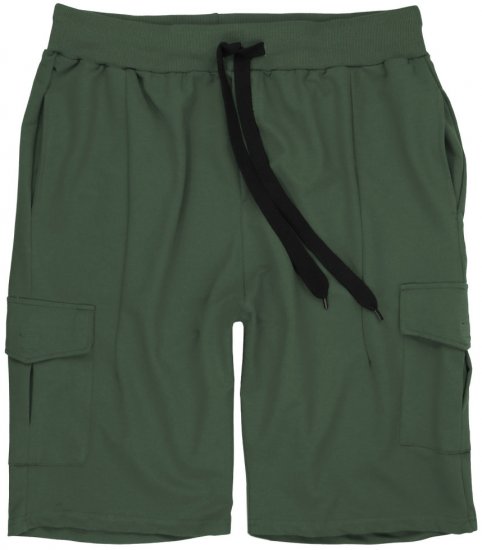 Lavecchia 2011 Cargo-pocket Sweatshorts Khaki - Pantalons/shorts de survêtement - Survêtement/jogging grandes tailles