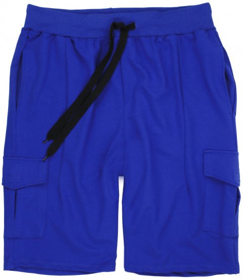 Lavecchia 2011 Cargo-pocket Sweatshorts Royal Blue - Pantalons/shorts de survêtement - Survêtement/jogging grandes tailles