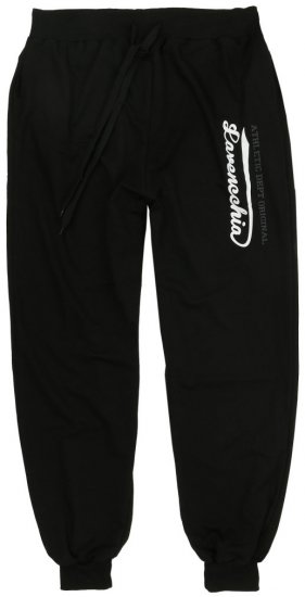 Lavecchia 2020 Sweatpants with Cuff Black - Pantalons/shorts de survêtement - Survêtement/jogging grandes tailles