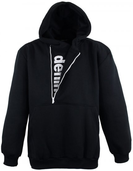 Lavecchia 214 Half-zip Hoodie Black - Sweatshirts & hoodies - Sweatshirts/Hoodies grande taille homme