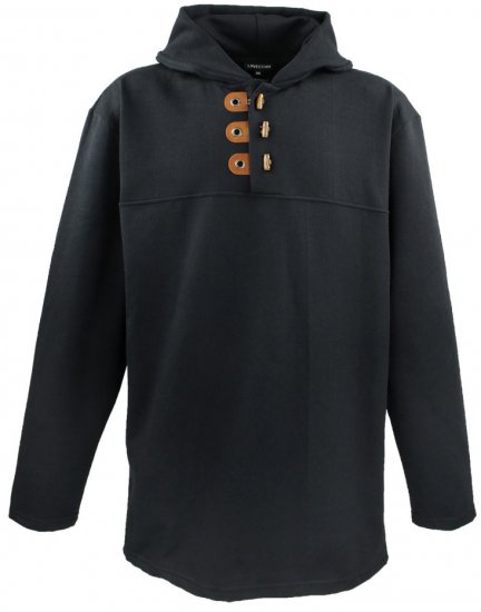 Lavecchia 605 Pullover Hoodie Black - Sweatshirts & hoodies - Sweatshirts/Hoodies grande taille homme