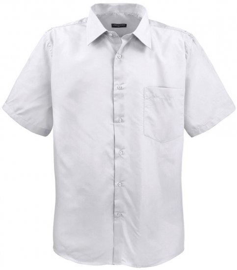 Lavecchia Classic Short Sleeve Shirt White - Chemises - Chemises Grandes Tailles Hommes