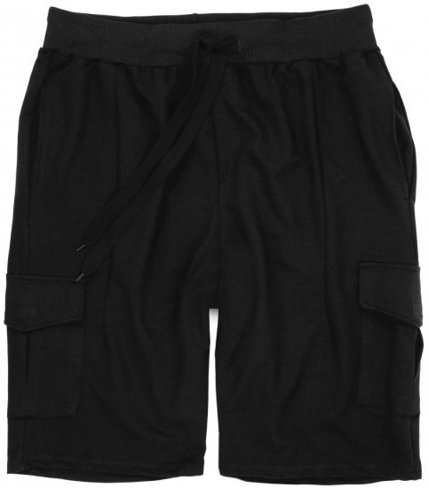 Lavecchia 2011 Cargo-pocket Sweatshorts Black - Pantalons/shorts de survêtement - Survêtement/jogging grandes tailles
