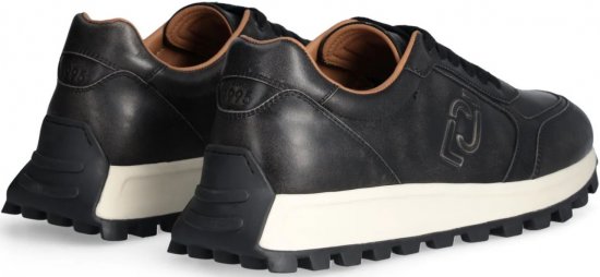 Liu Jo Running 01 Leather Sneakers Black - Chaussures homme 40-52 - 