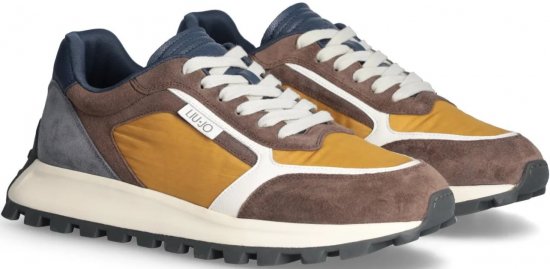 Liu Jo Running 02 Sneakers Brown/Blue/Tan - Chaussures homme 40-52 - 