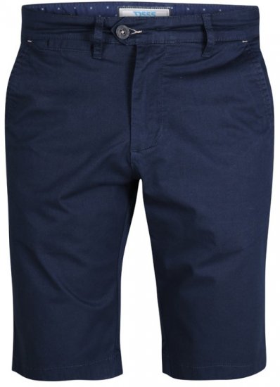 D555 Lopez Stretch Shorts Navy - Shorts - Shorts hommes grande taille