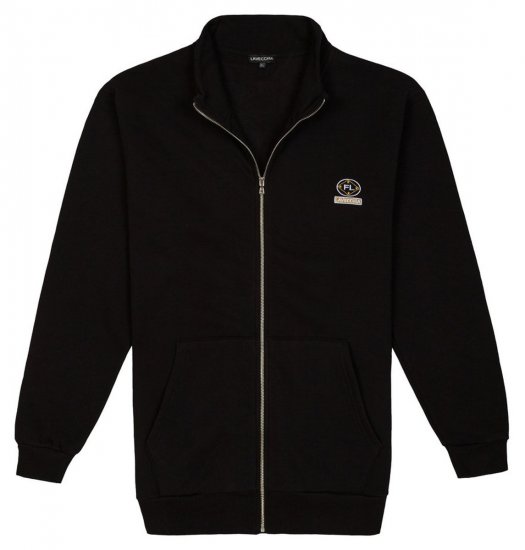 Lavecchia 2027 Sweat-shirt zippé Noir - Sweatshirts & hoodies - Sweatshirts/Hoodies grande taille homme