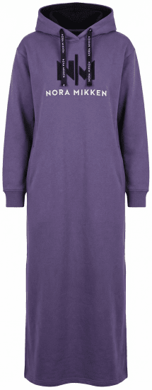 Nora Mikken MARI Maxi Hoodie Dress Purple - Sweatshirts & hoodies - 