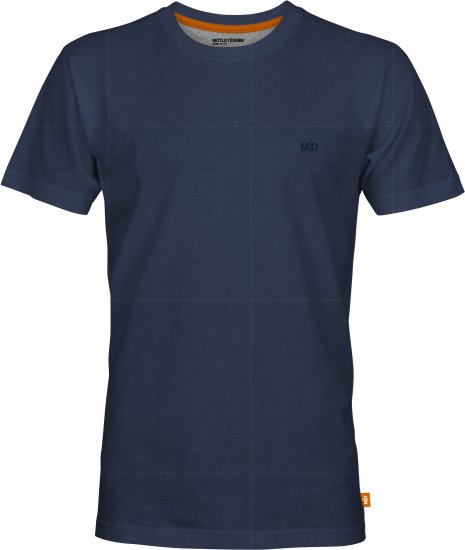 Motley Denim Malaga T-Shirt Dark Indigo - T-shirts - T-shirts Homme Grande Taille